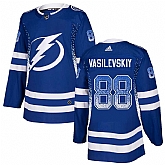 Lightning 88 Andrei Vasilevskiy Blue Drift Fashion Adidas Jersey,baseball caps,new era cap wholesale,wholesale hats